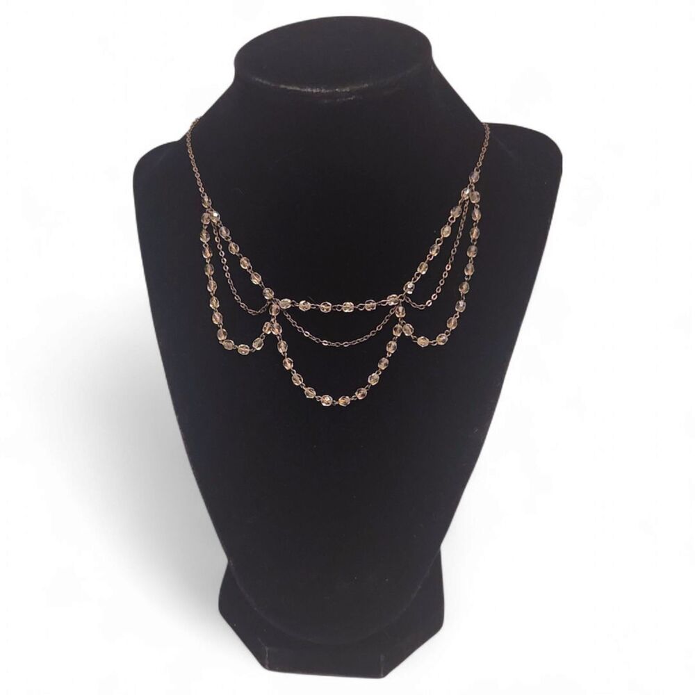 Beautiful Vintage Anne Klein Beaded Victorian Style Necklace – NOS with Tag